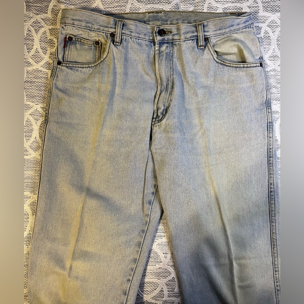 Men’s 36/32 Bugle Boy Blue Relaxed Jeans Vintage Denim Style